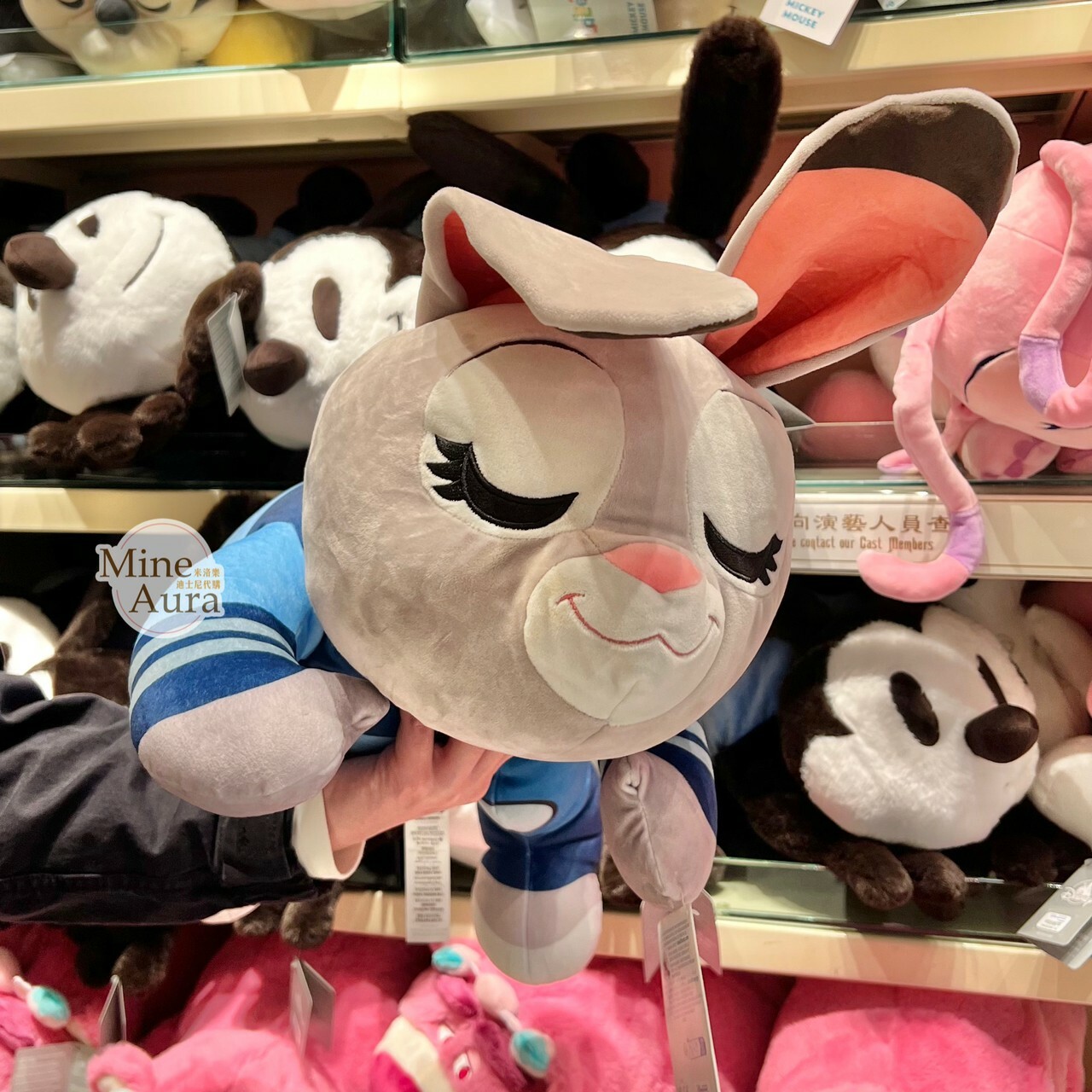 哈茱蒂 Judy 兔 趴趴睡顏 睡姿 趴姿 娃娃玩偶 動物方城市 Zootopia -香港迪士尼樂園