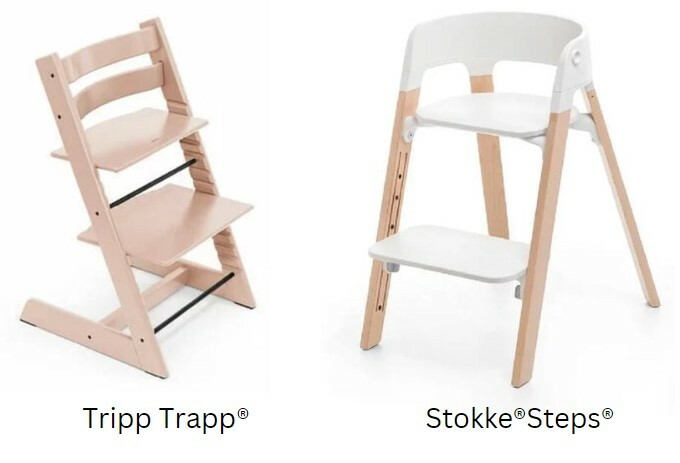 Stokke Tripp Trapp-Stokke Steps-Tripp Trapp Steps比較