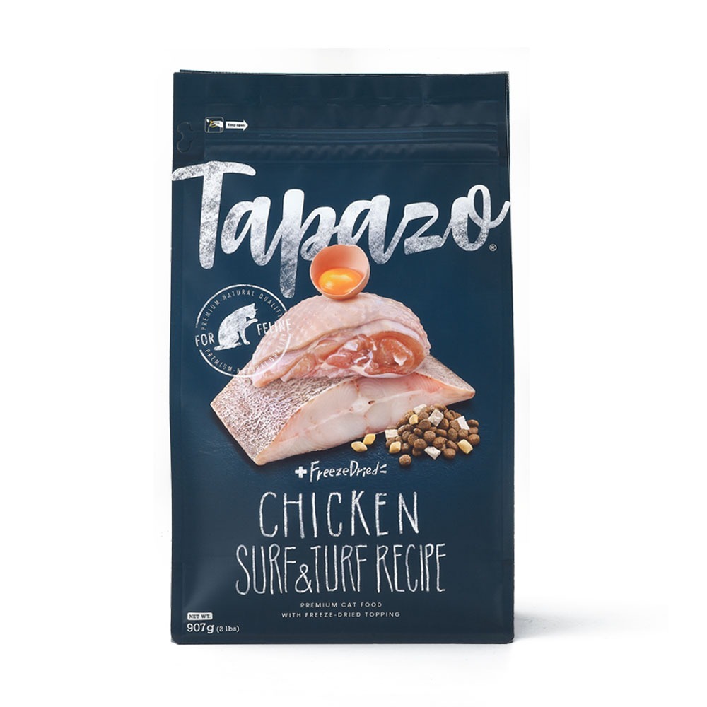 TAPAZO 特百滋 凍乾雙饗宴-成幼貓低敏海魚+雞肉配方