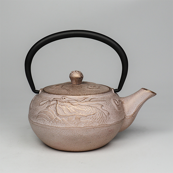 【岩戶鑄工所】雲龍 急須0.3L-白金