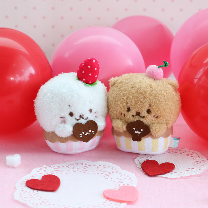 Sirotan 絨毛娃娃 小白 Rakkoinu 杯子蛋糕 ( 9cm / 20cm )