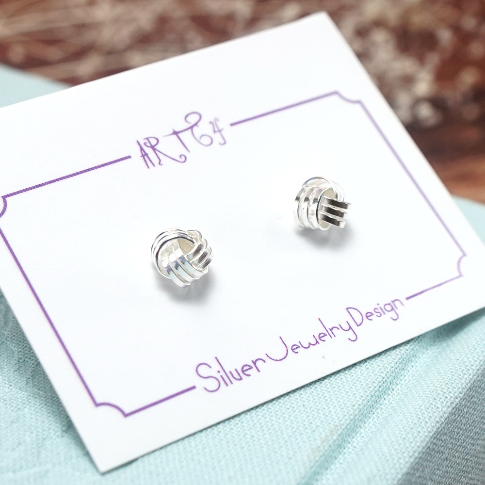 交響樂曲 銀珠 925純銀耳環