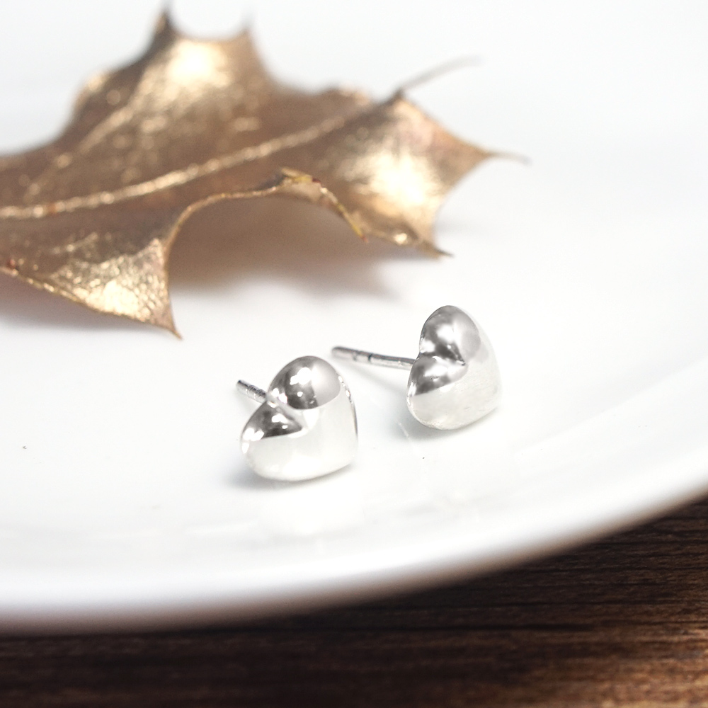 甜蜜愛戀 愛心 925純銀耳環