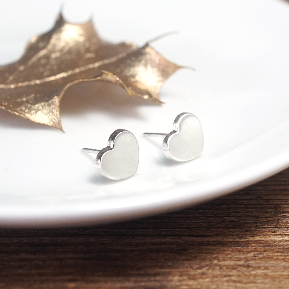 愛心糖霜 925純銀耳環