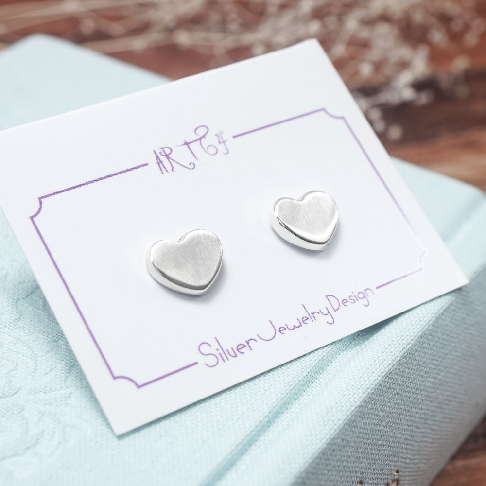 愛心糖霜 925純銀耳環