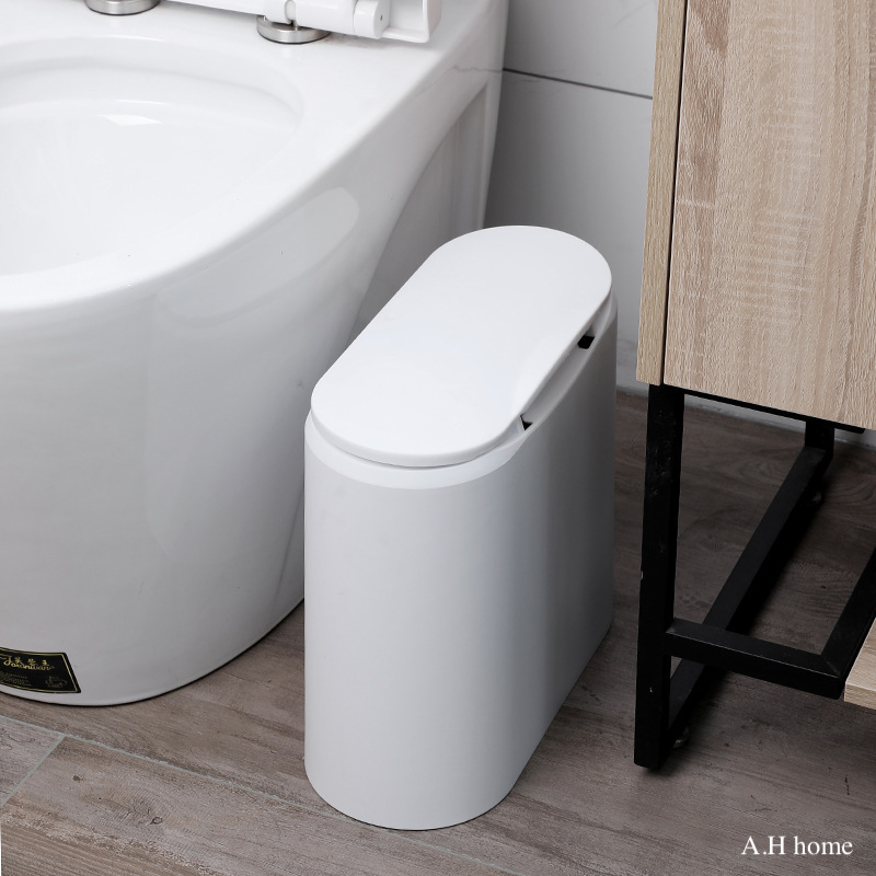 【ＡＨ723】北歐簡約按壓窄型垃圾桶