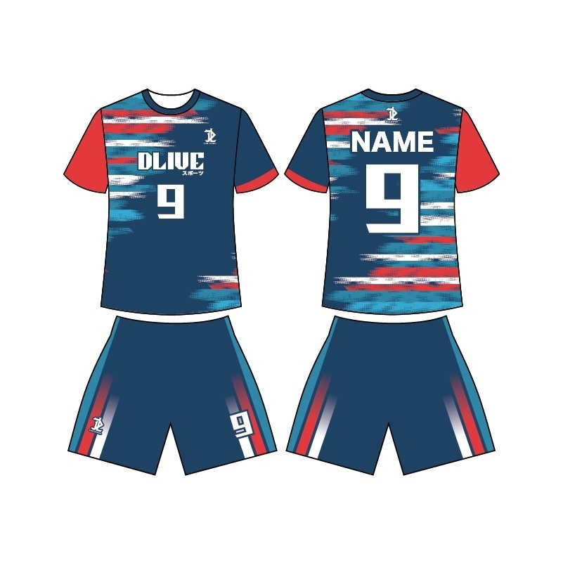 昇華圓領巧固球服 - 自由塗鴉