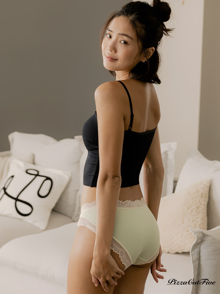 [SALE]糖果色蕾絲邊內褲/再生纖維內褲 PizzaCutFive PCF231628013