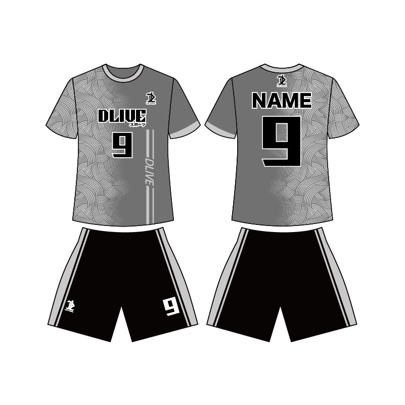 昇華圓領足球服 - 海峽