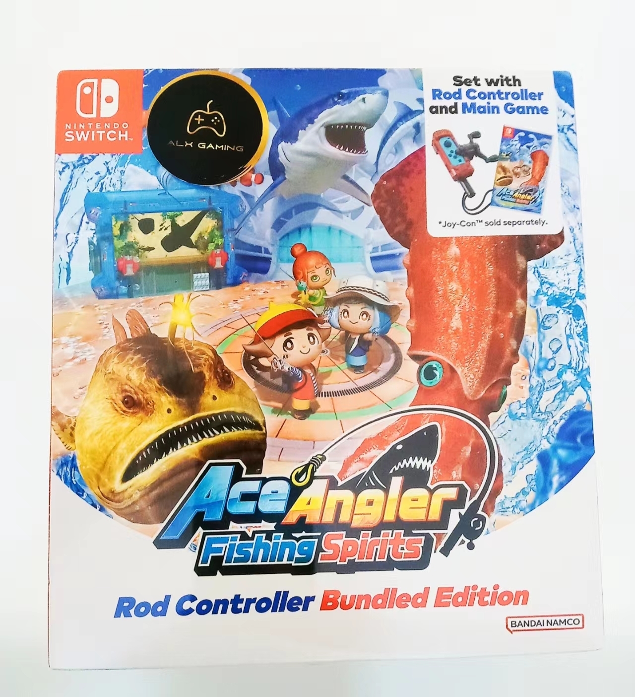 Nintendo Switch Ace Angler Fishing Spirits Rod Controller Bundled Edition  (ENG Version)