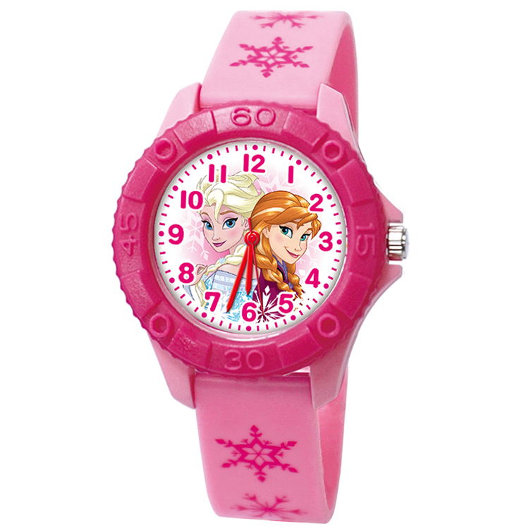 【迪士尼】冰雪奇緣姊妹雙色殼兒童錶(15)
