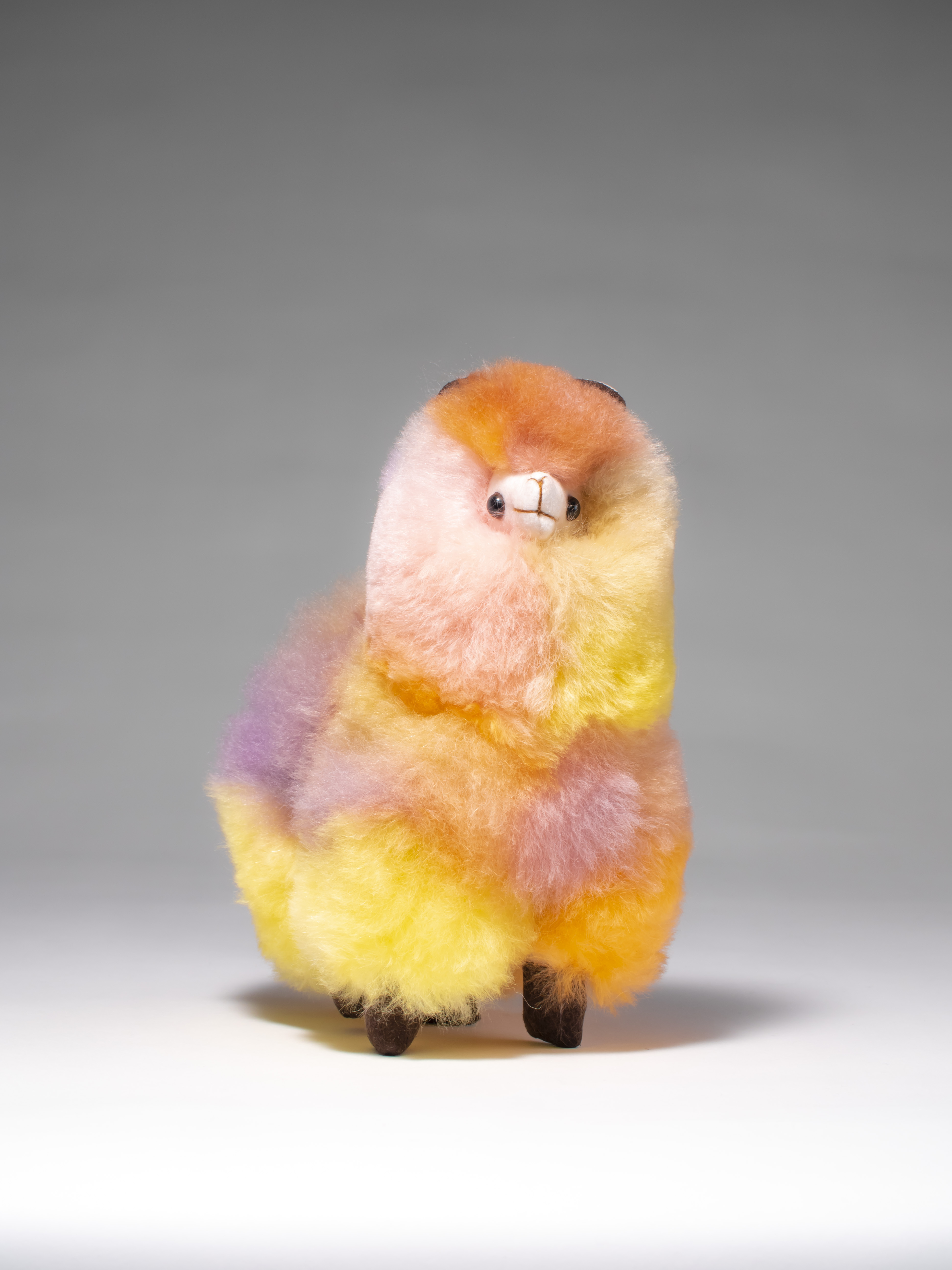 【秘魯國家館】ST.MALO 秘魯工匠手工原生羊駝毛Blossom繁花羊駝20CM-2399UA-盛夏花園