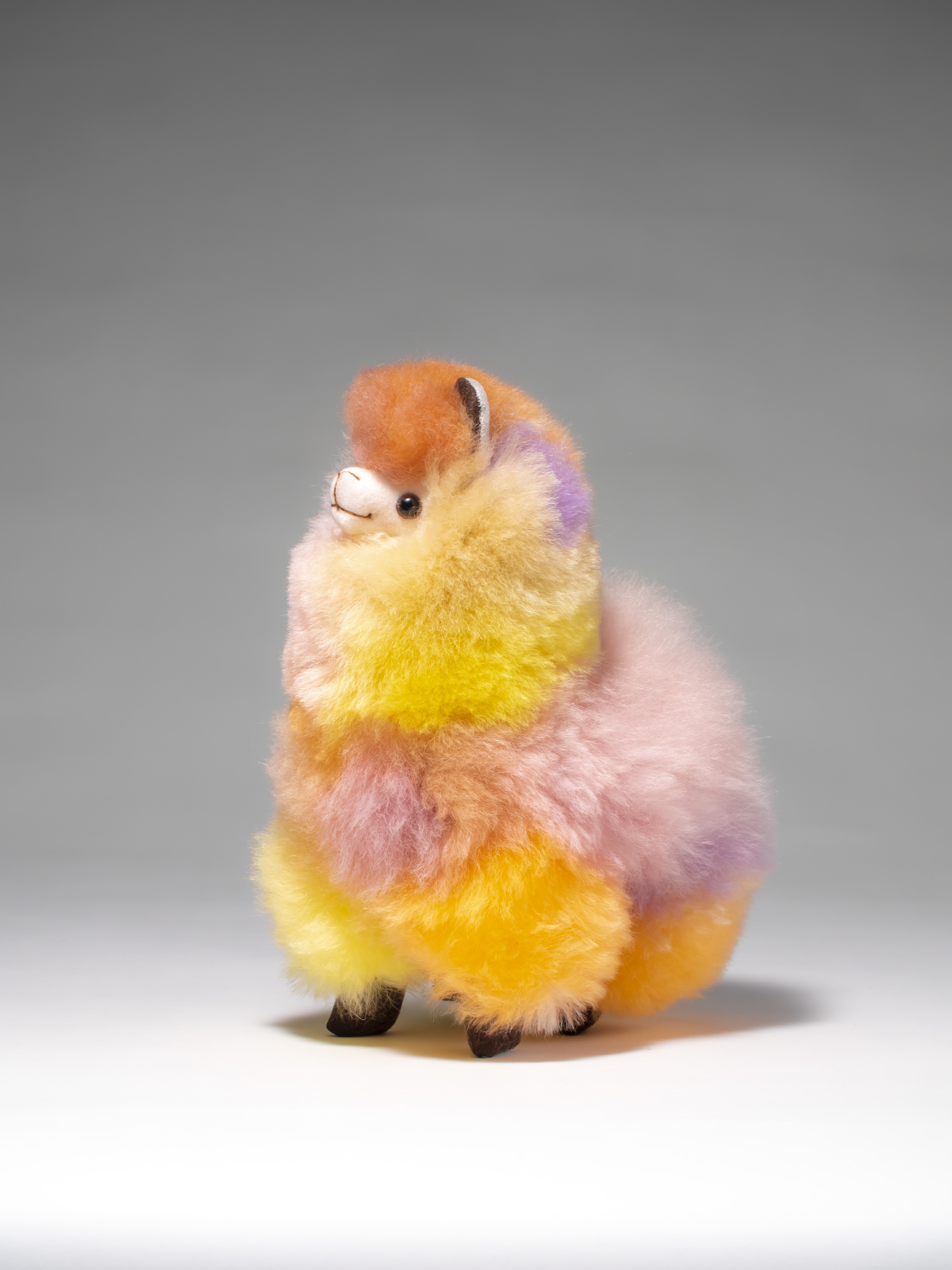 【秘魯國家館】ST.MALO 秘魯工匠手工原生羊駝毛Blossom繁花羊駝20CM-2399UA-盛夏花園