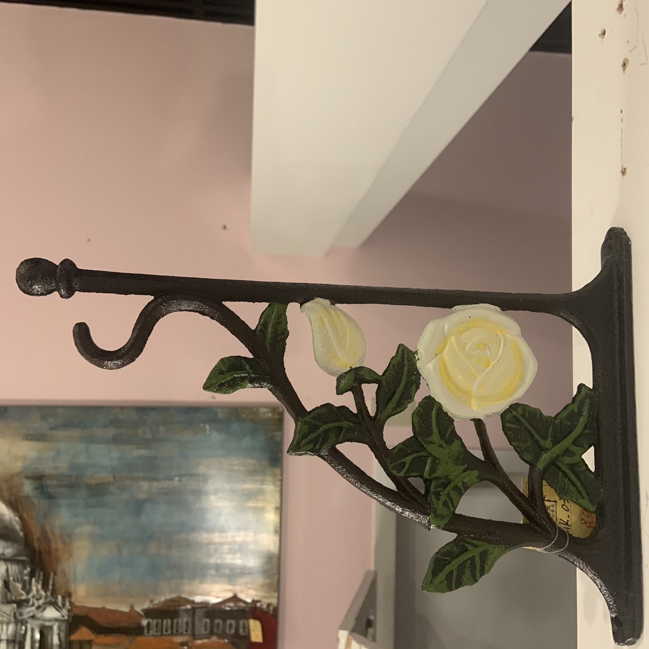 白玫瑰壁掛架