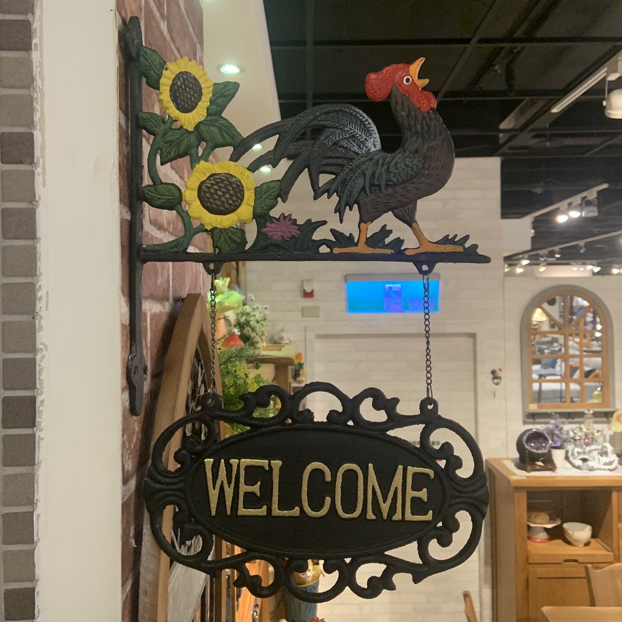 歡迎公雞掛架