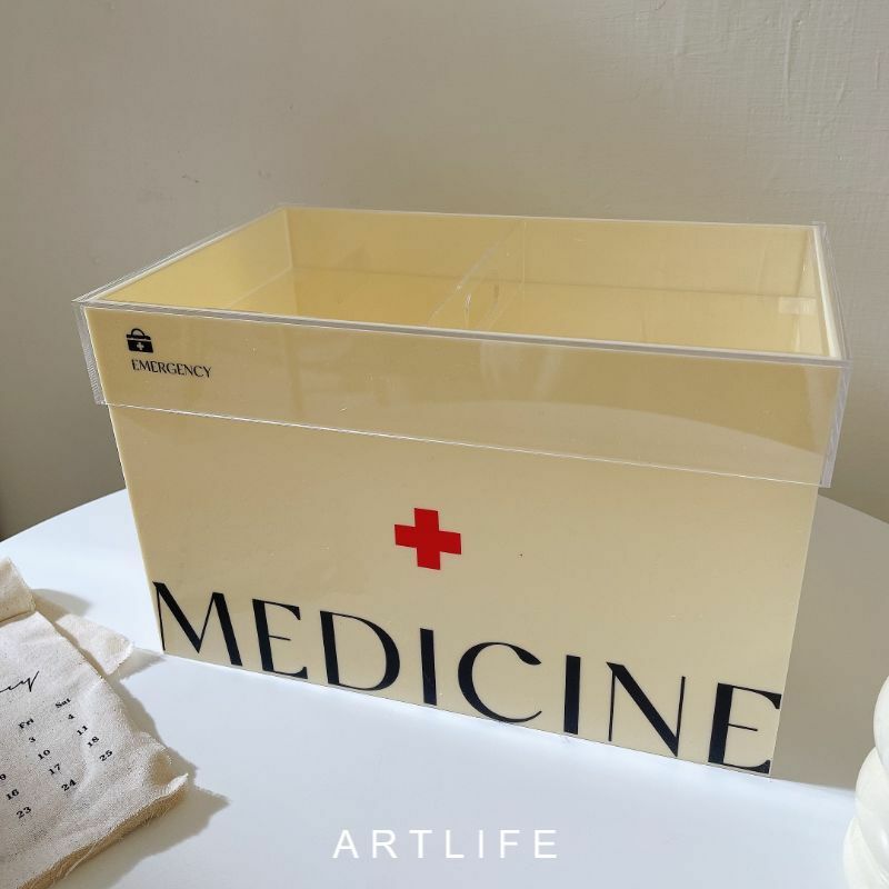 奶油系大容量醫藥箱