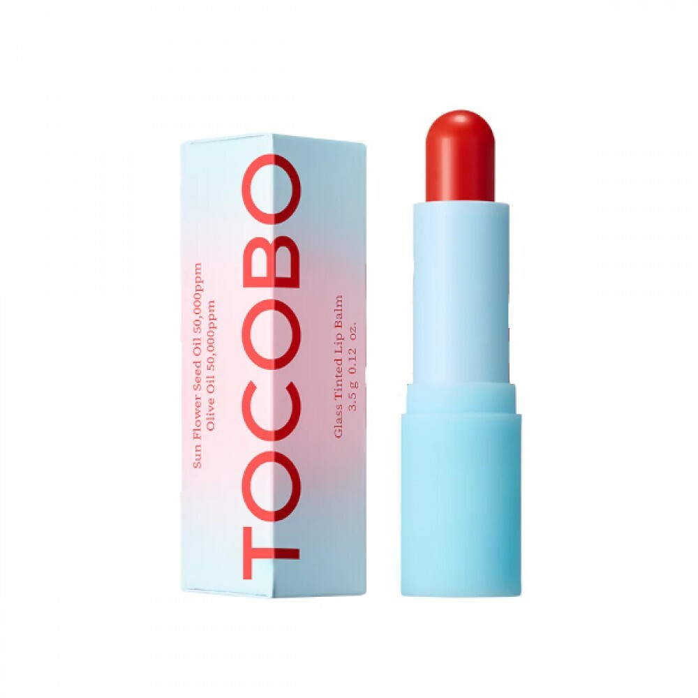 《現貨》TOCOBO Glass Tinted Lip Balm 013 Tangerine Red