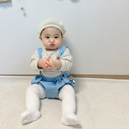 𝐃𝐨𝐭 𝐭𝐨 𝐃𝐨𝐭 牛仔燈籠吊帶褲