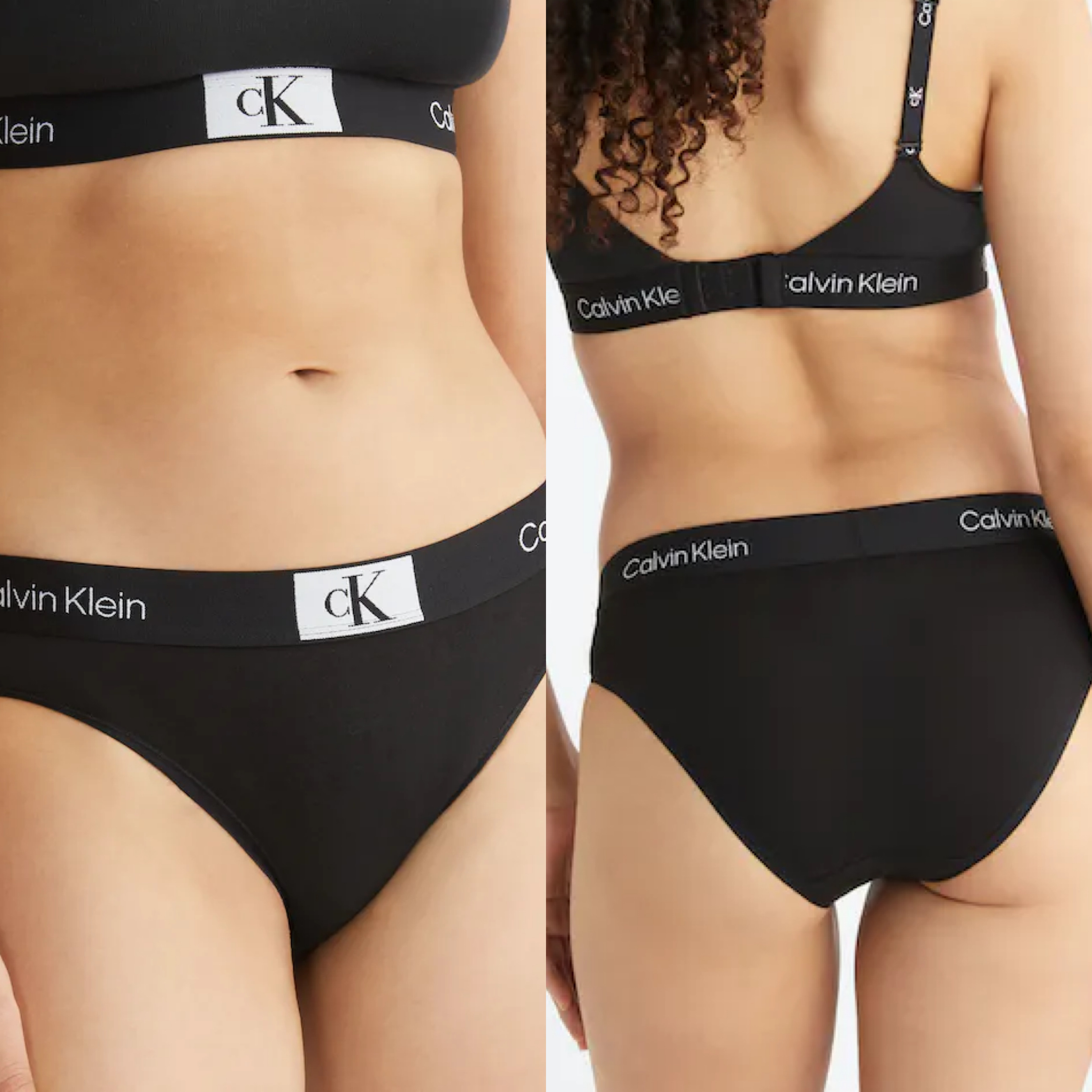 CK Calvin Klein 1996  Jennie同款 大LOGO  內褲 丁字褲 黑 灰 QF7222 QF7221 / 現貨