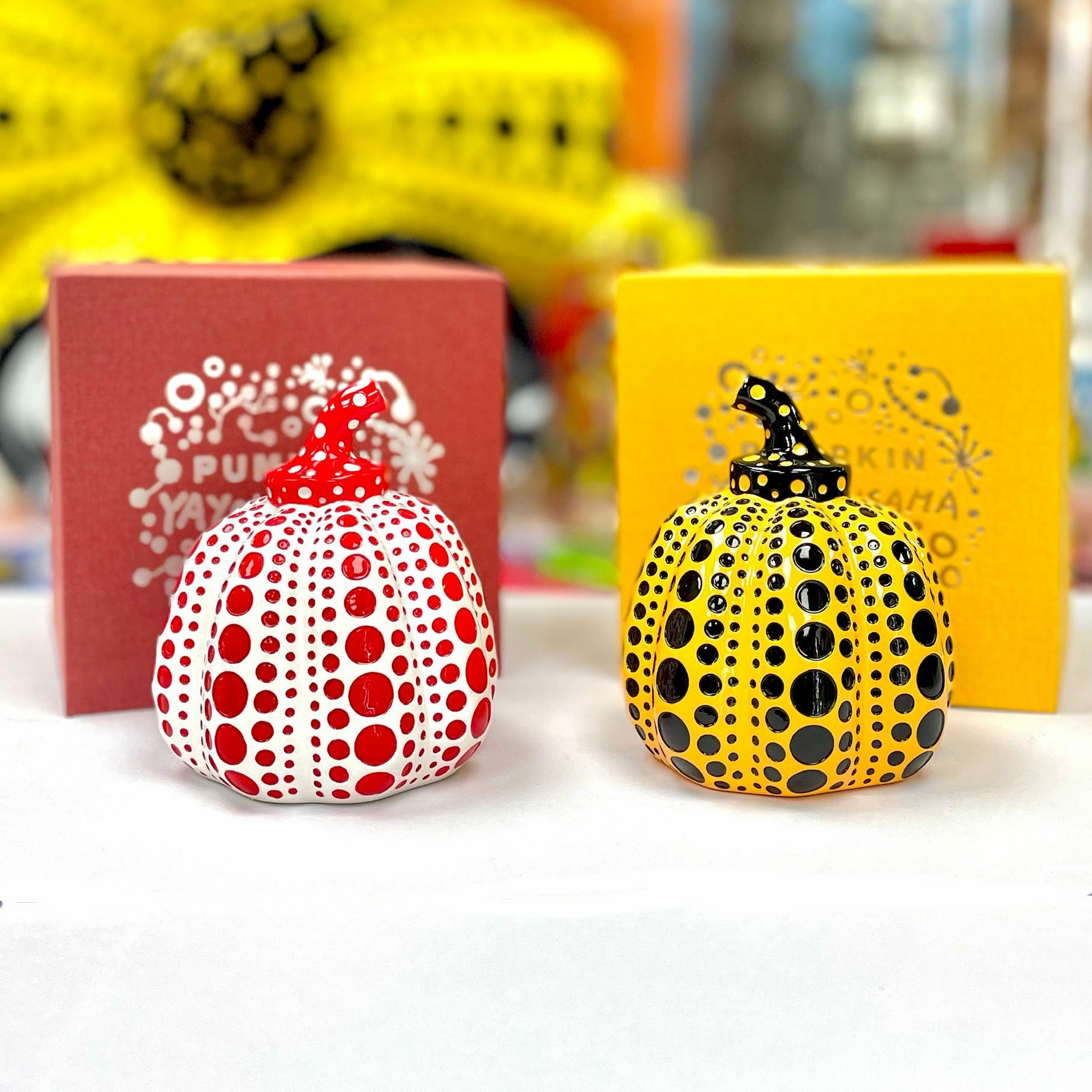 Yayoi Kusama Pumpkin Object (Yellow & Black / Red & White)