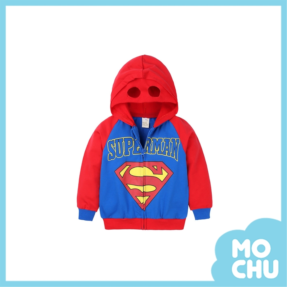 超人拉鍊連帽外套