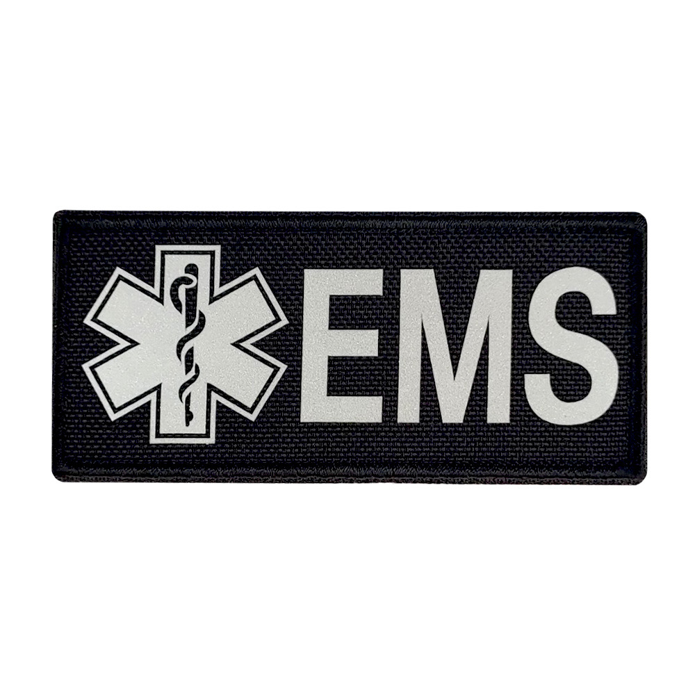 bagrun 戰術風格魔術貼布章-A107-反光緊急醫療EMS (2色)