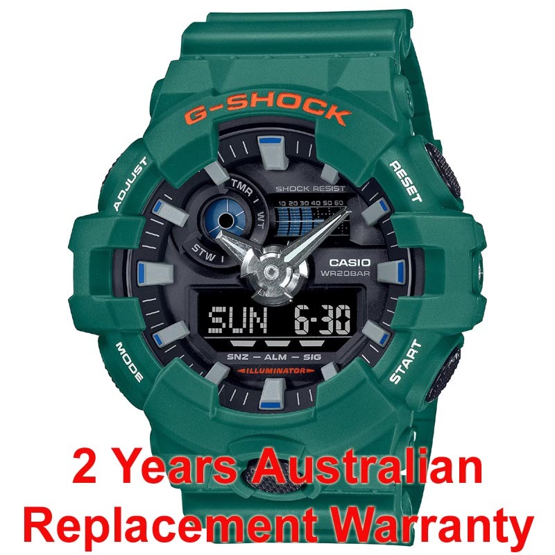 G shock ga outlet 700 green