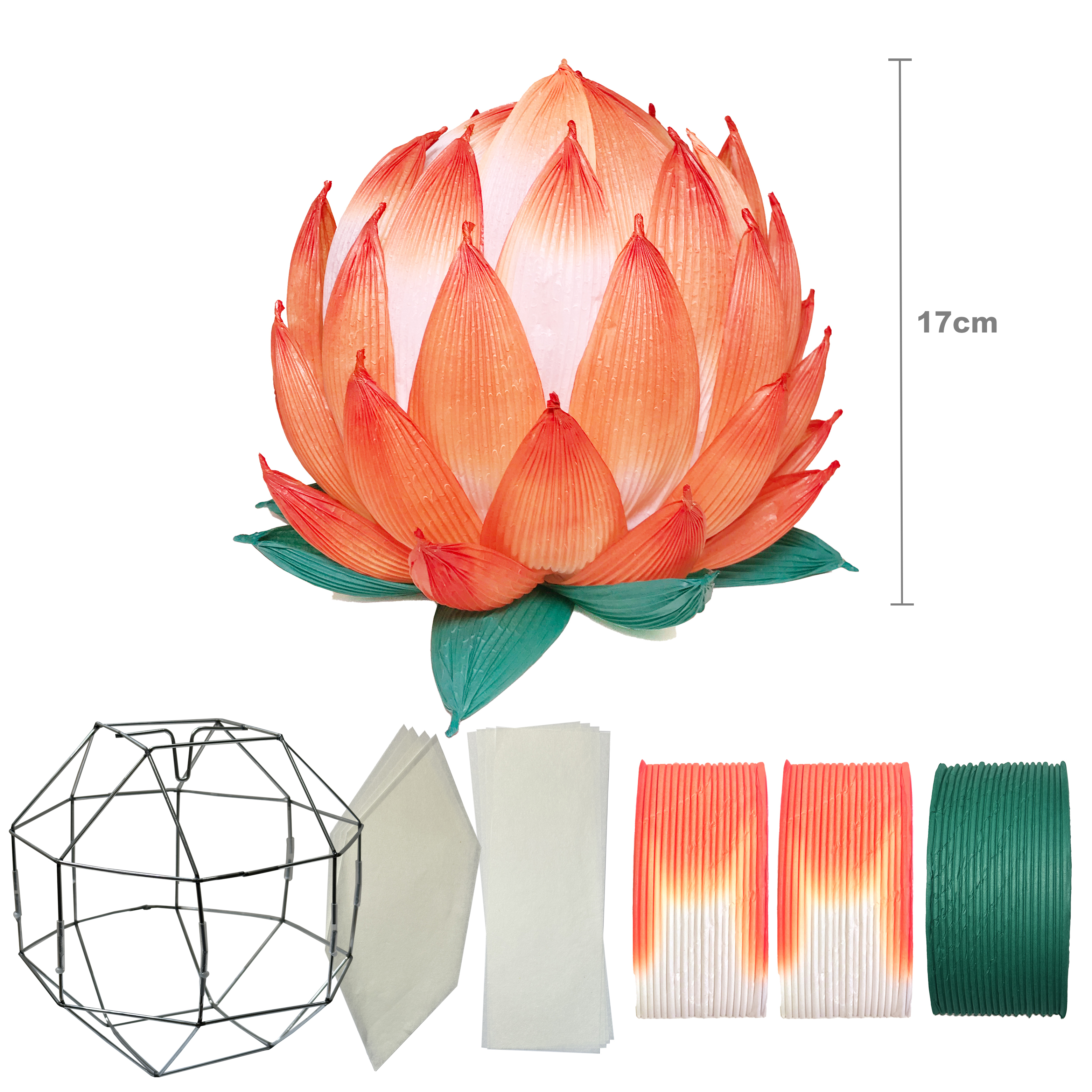 Diy lotus best sale lantern