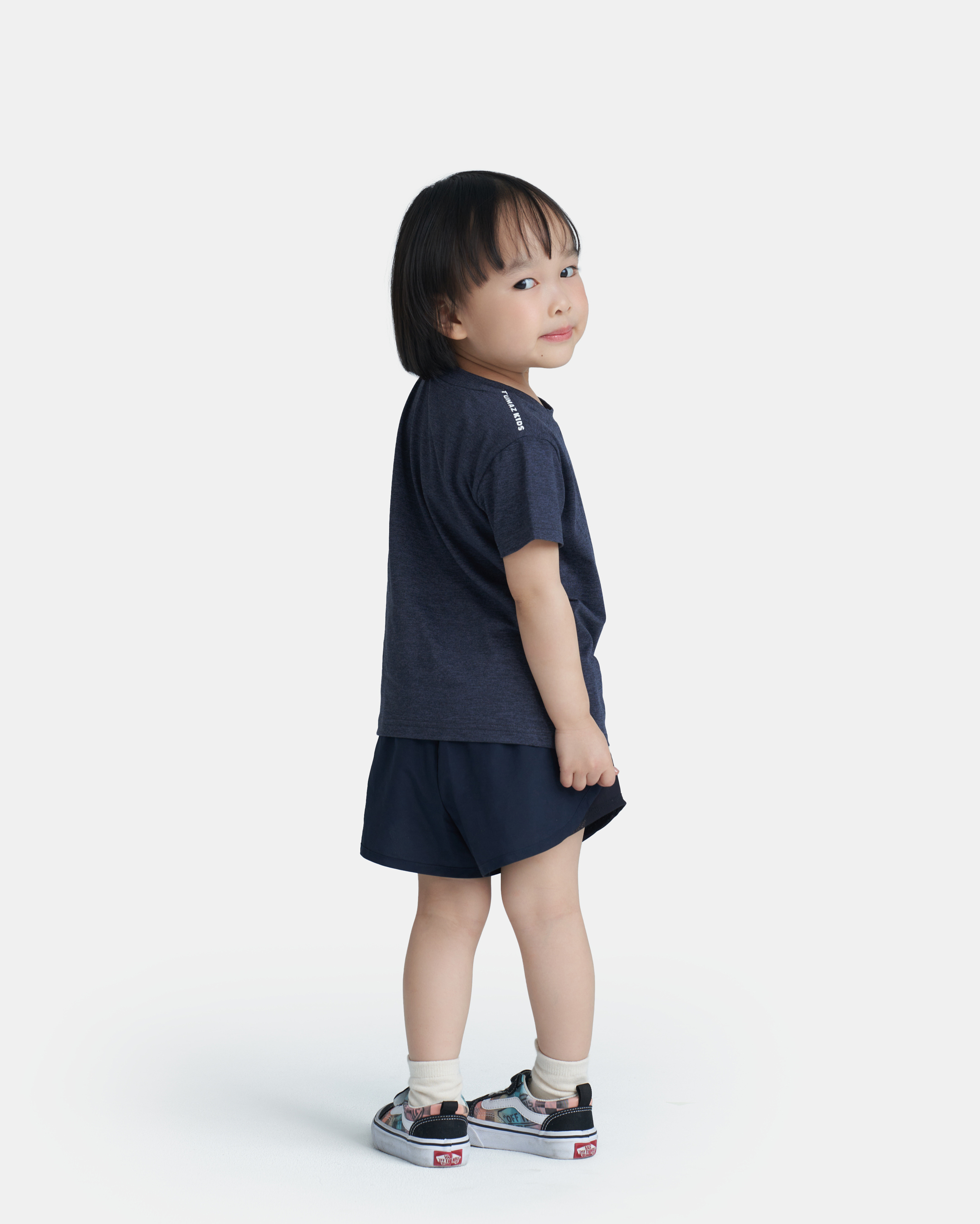 Tumaz Classic Heather Kids Tee（Navy Heather）