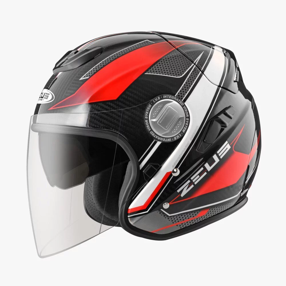 ZEUS 六角碳纖維頭盔 ZS-625 FF25