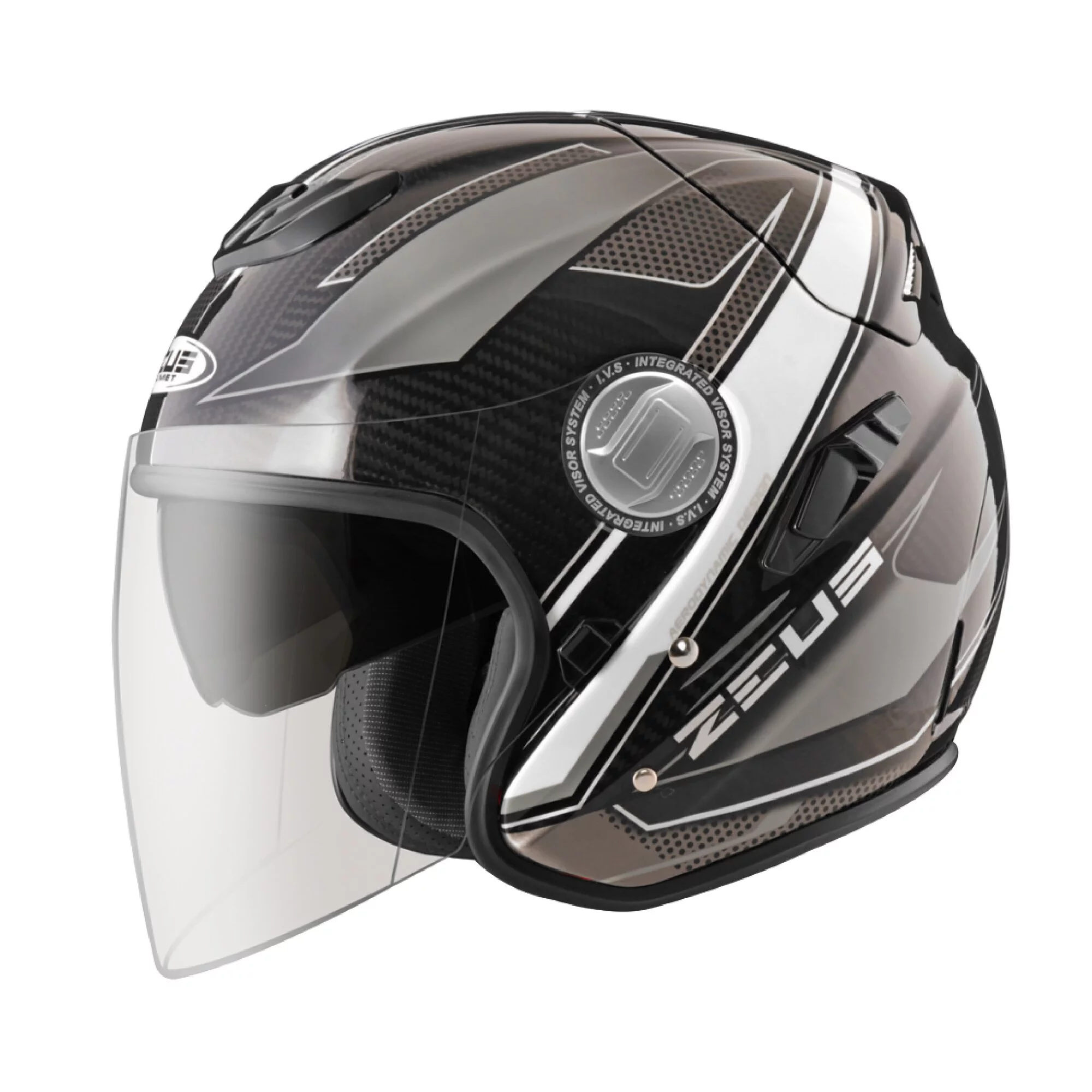 ZEUS 六角碳纖維頭盔 ZS-625 FF25