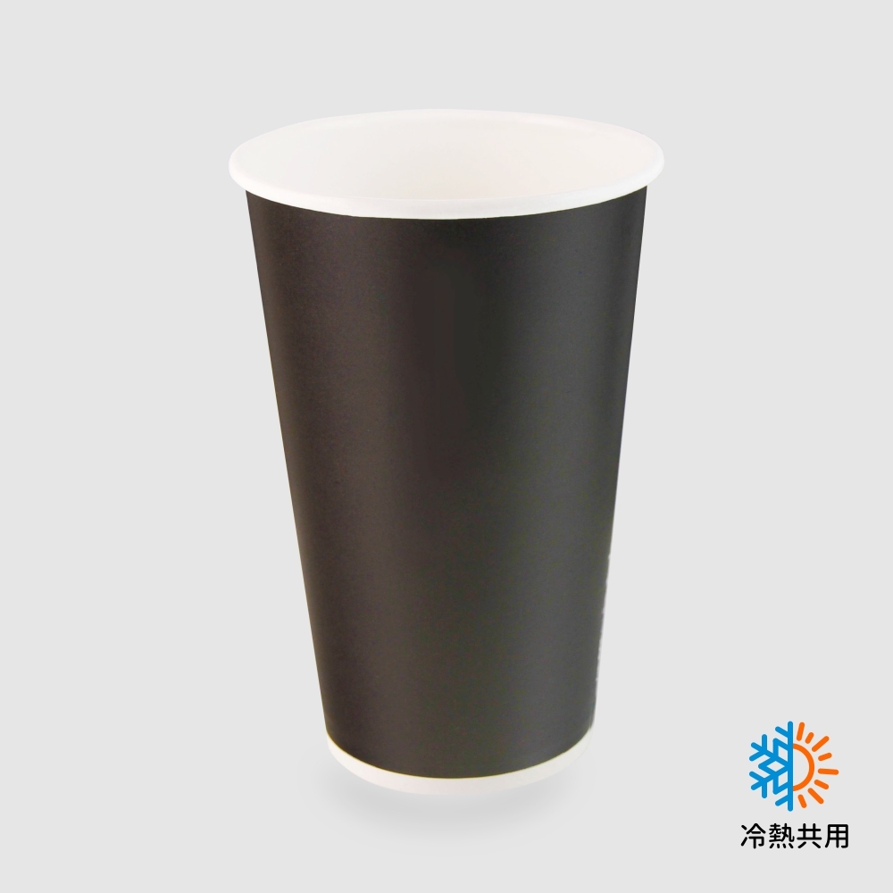 公版冷熱共用杯 16oz 黑色