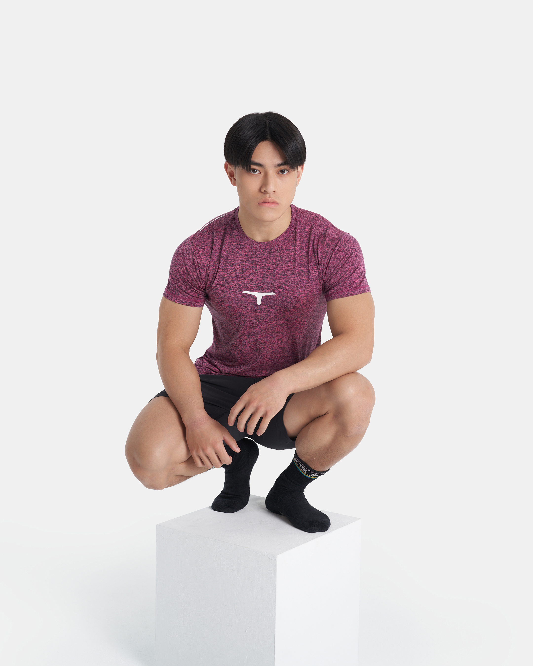 托瑪斯經典麻花男短袖（莓果麻花）