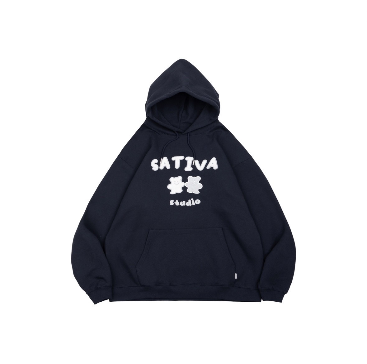 BRC-02  "Bear Cloud " Hoodie - Navy