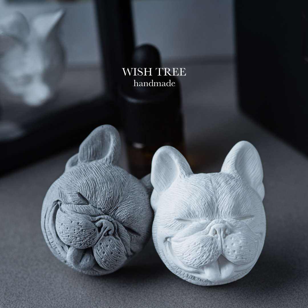 French Bulldog · 微笑法鬥車用擴香石