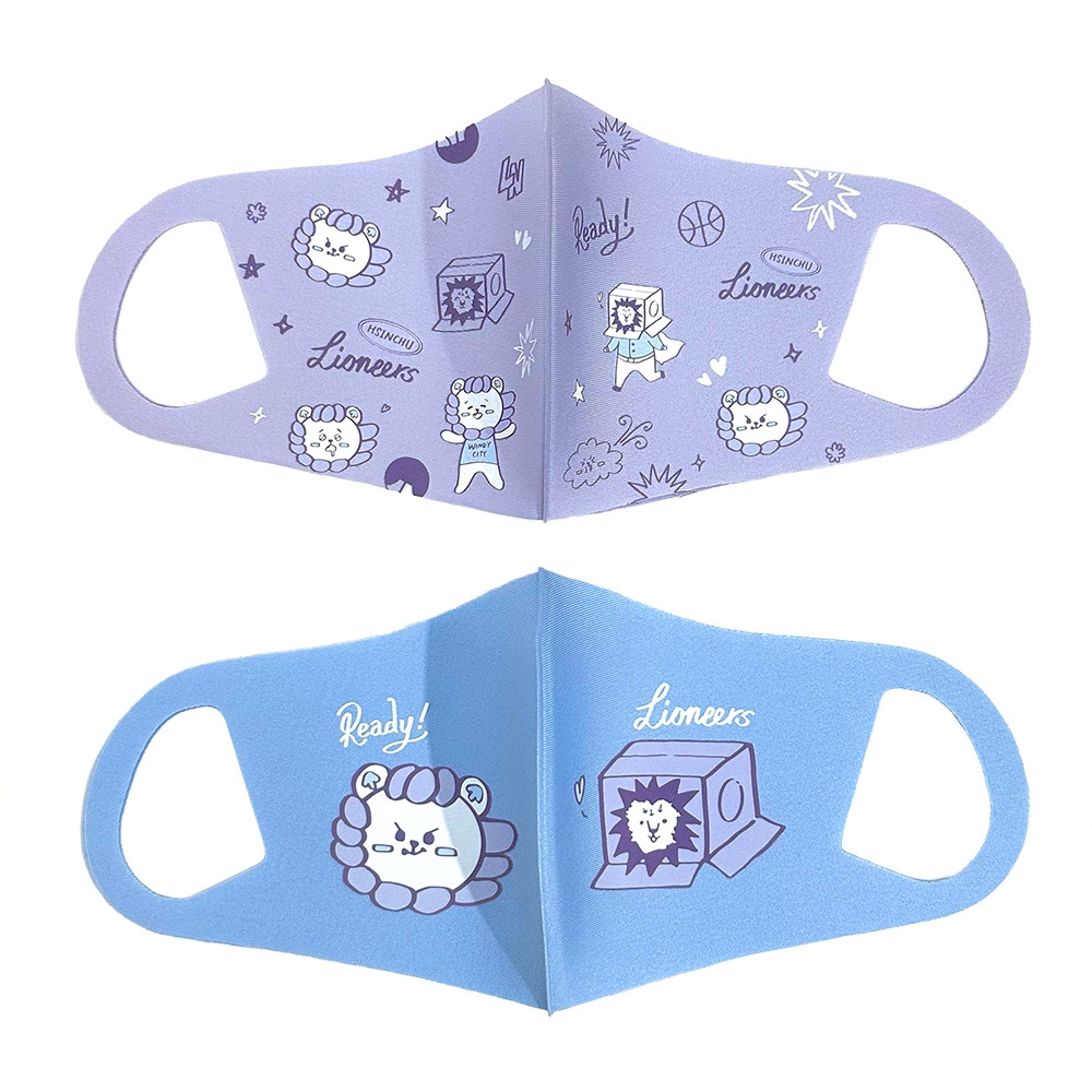 22-23 攻城獅兒童口罩｜可愛紫
