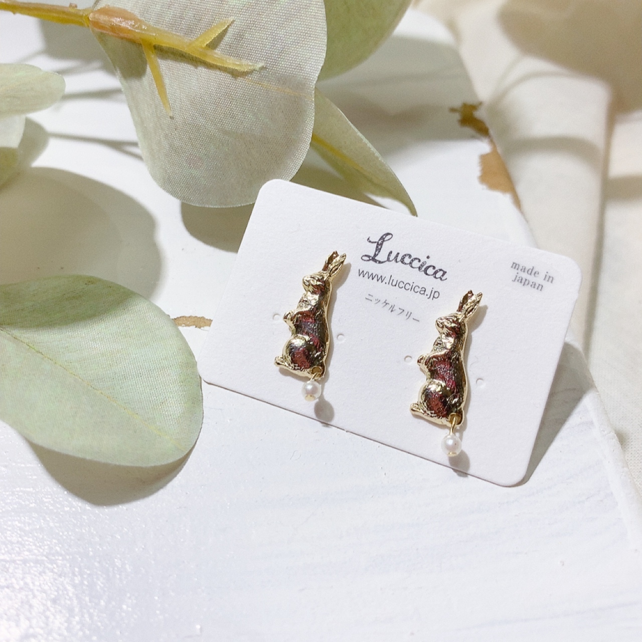 Luccica 兔仔耳環