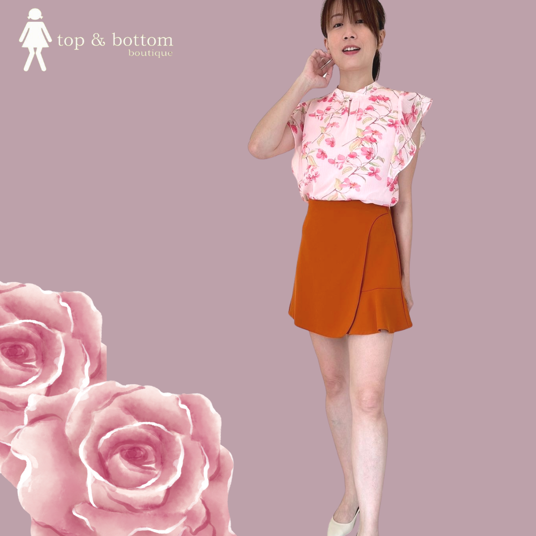 CHIFFON FLORAL BLOUSE