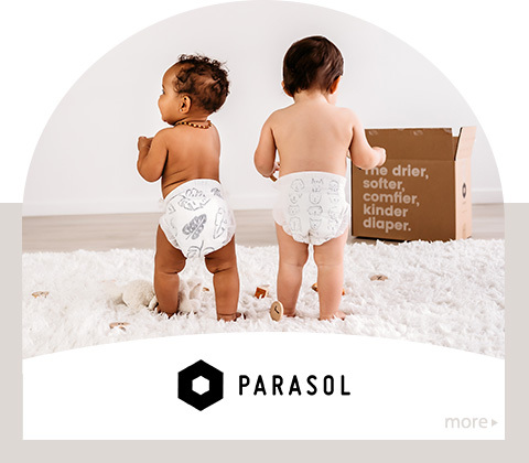 Parasol 嬰幼兒新科技水凝尿布，專為敏感肌膚設計