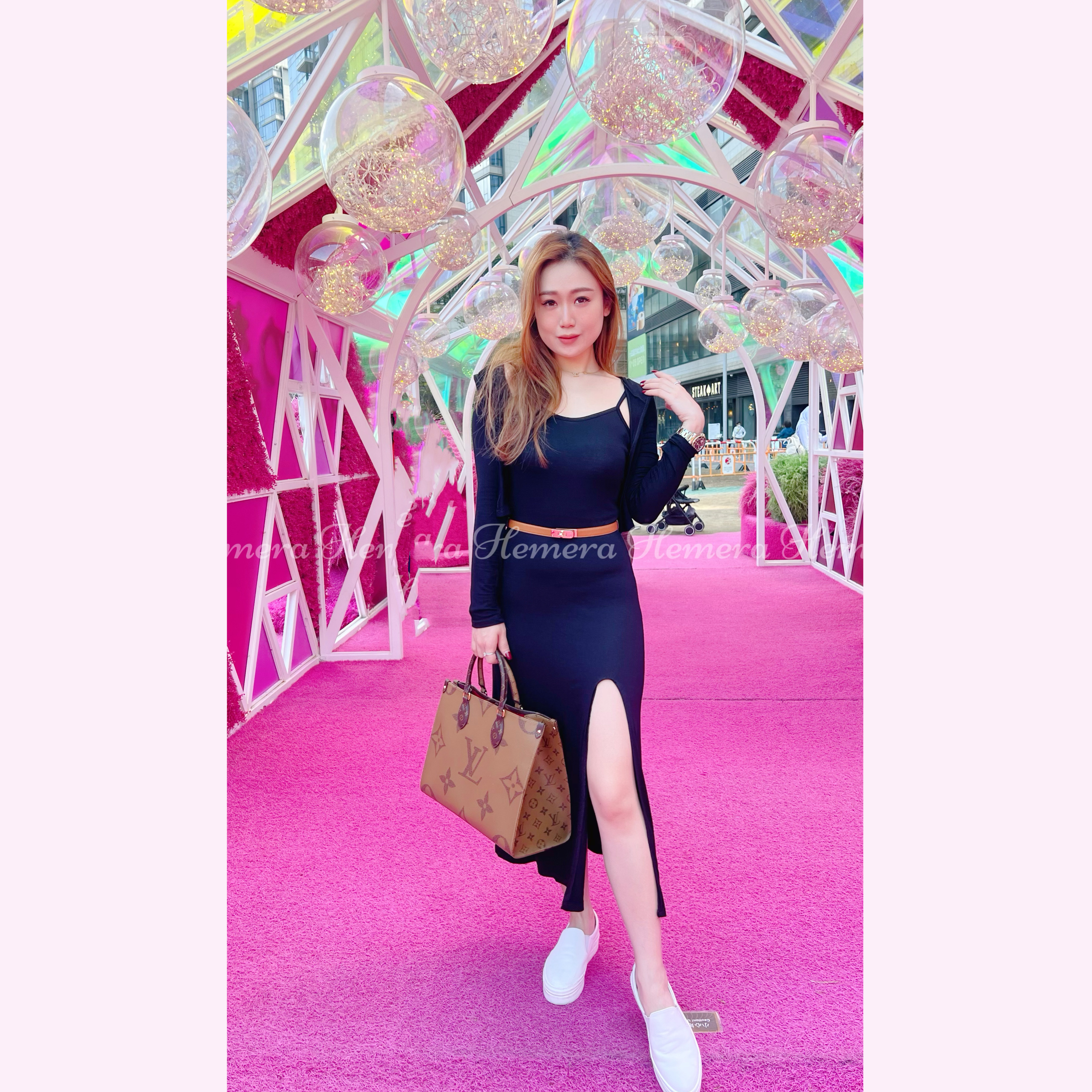 ST23W0238 超舒服大彈性棉質吊帶裙連短版外套