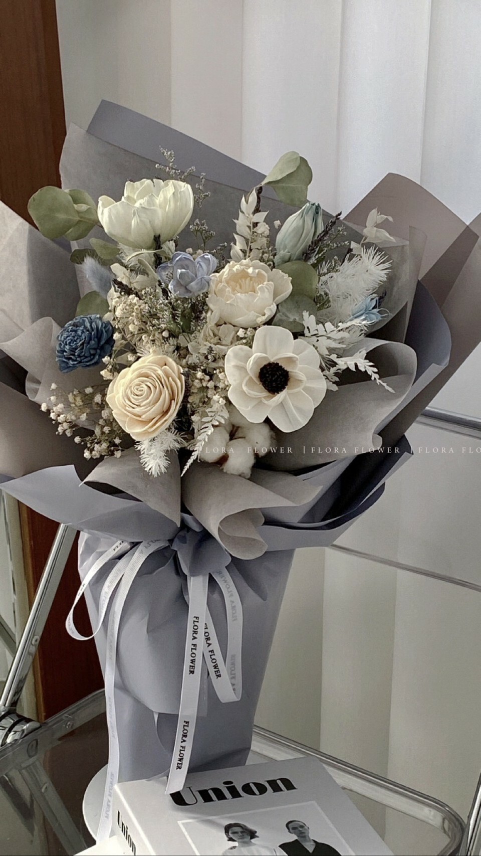 乾燥花束-霧漫清晨