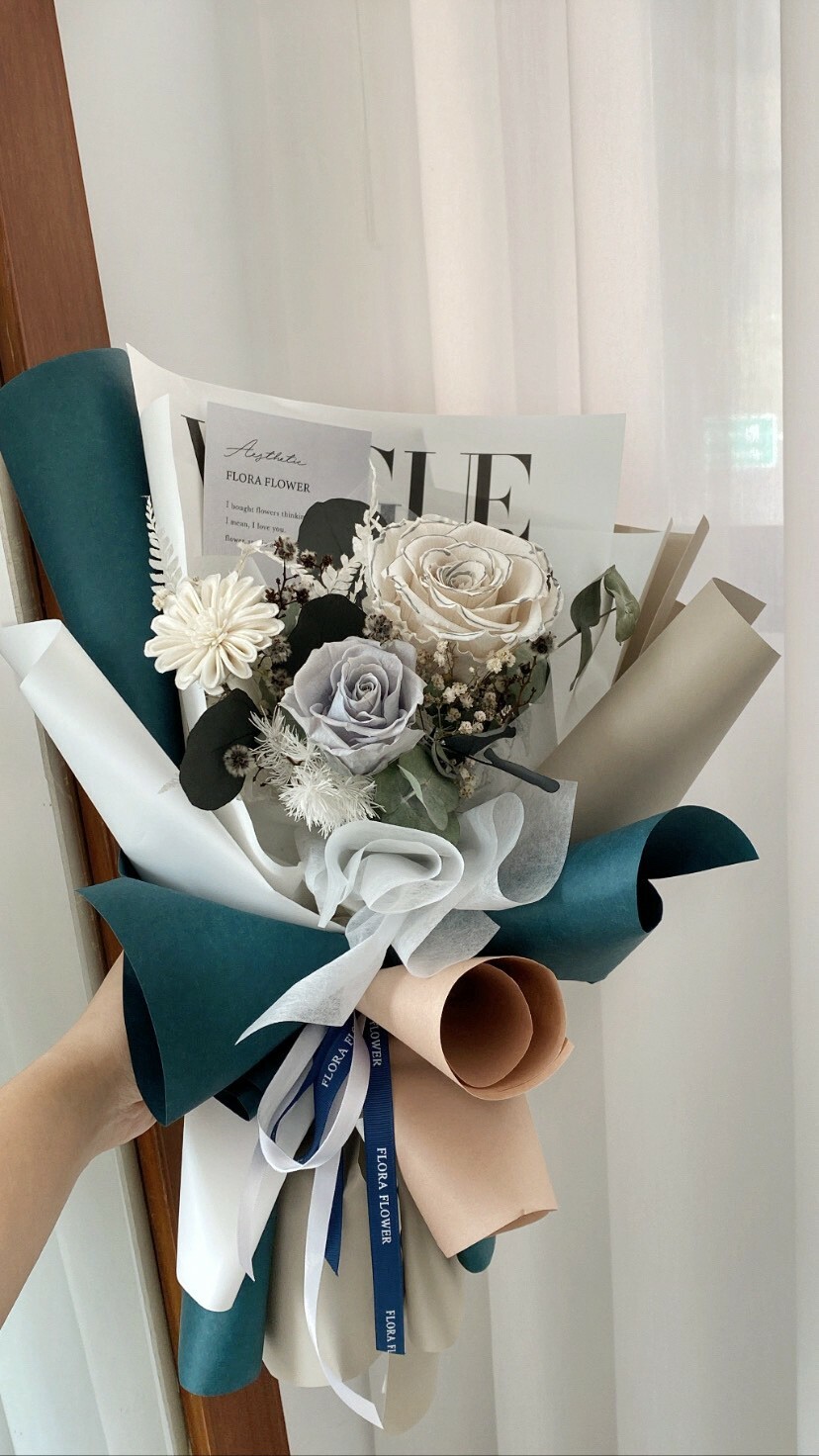 乾燥永生花束-苔蘚之森