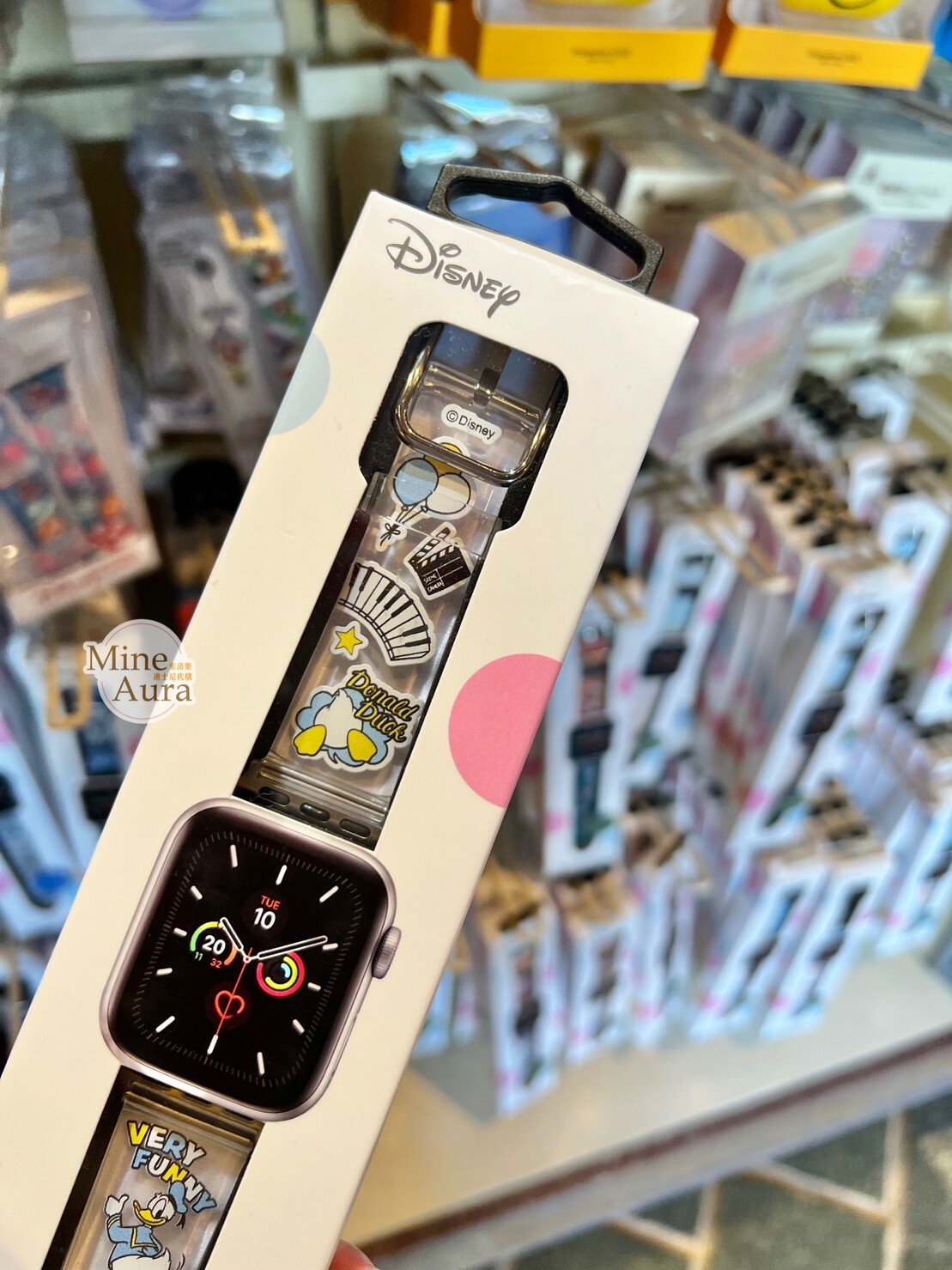 唐老鴨 Donald 滿版塗鴉 Apple Watch 錶帶 適用38-41mm/42-45mm -香港迪士尼樂園