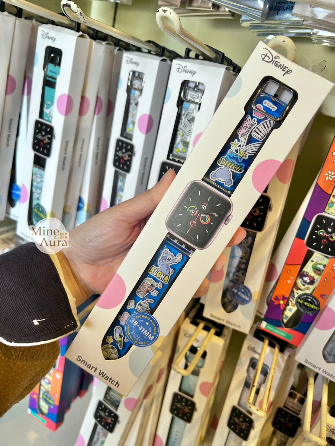 史迪奇 Stitch 滿版塗鴉 Apple Watch 錶帶 適用38-41mm 星際寶貝 Lilo & Stitch -香港迪士尼樂園