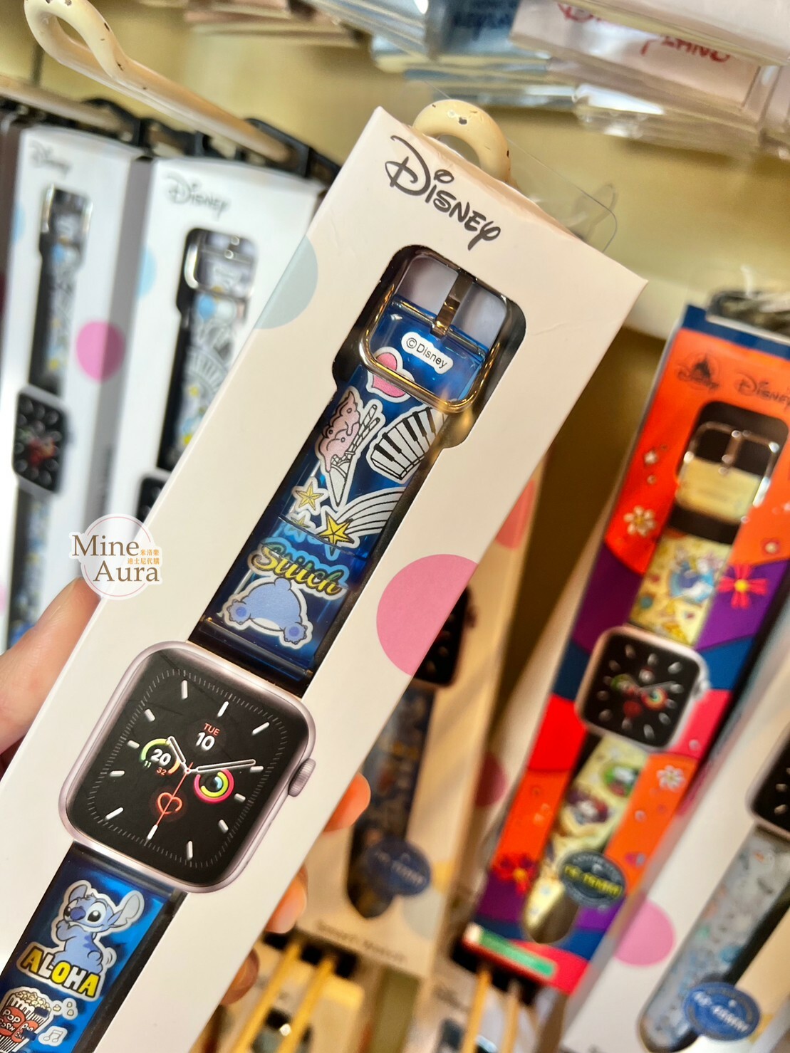 史迪奇 Stitch 滿版塗鴉 Apple Watch 錶帶 適用38-41mm 星際寶貝 Lilo & Stitch -香港迪士尼樂園