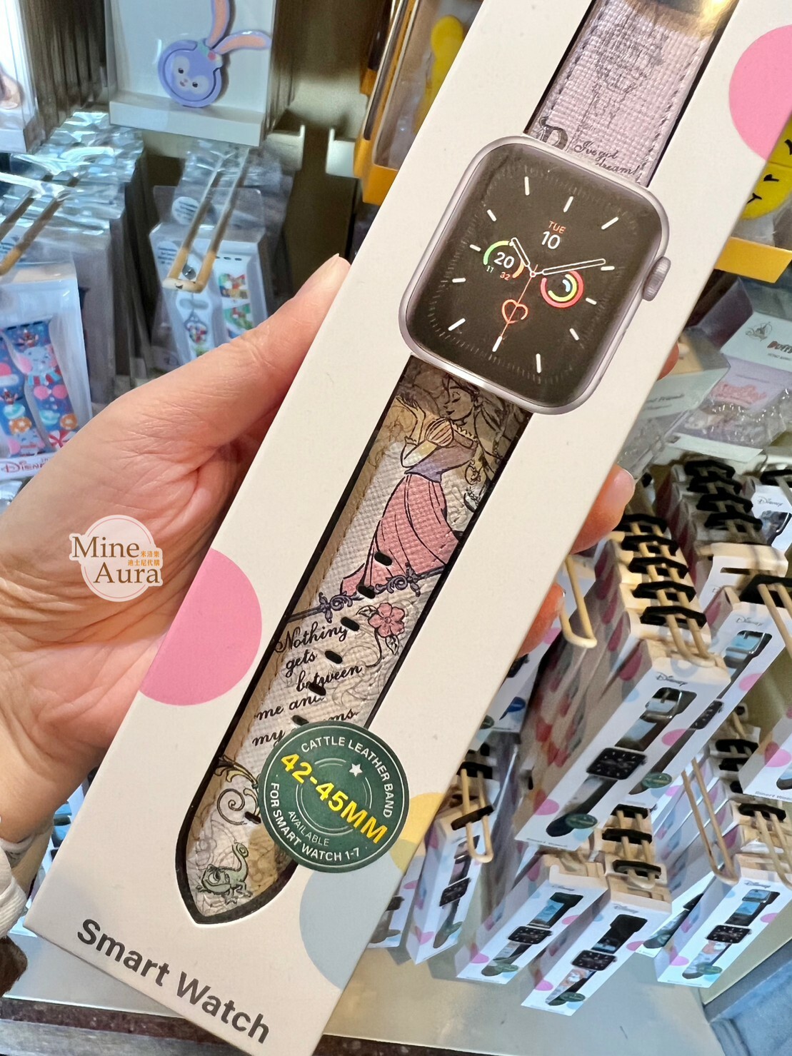 長髮公主 樂佩 Rapunzel 圖案 Apple Watch 錶帶 適用42-45mm 魔髮奇緣 Tangled -香港迪士尼樂園