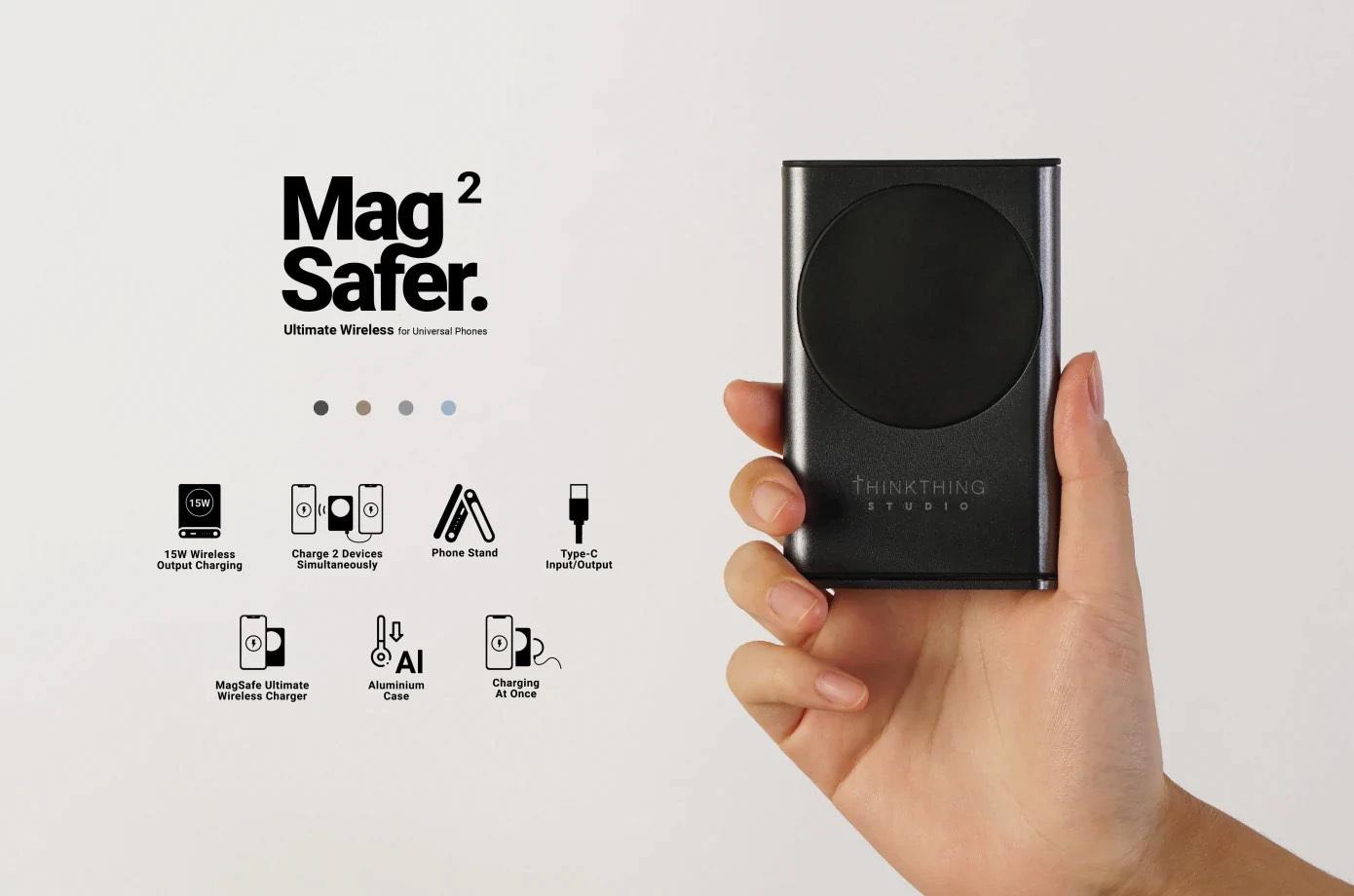 MagSafer 2.0 無線移動充電器｜全球首創【10/19 截單，預計 :10月尾至11月中發貨】】