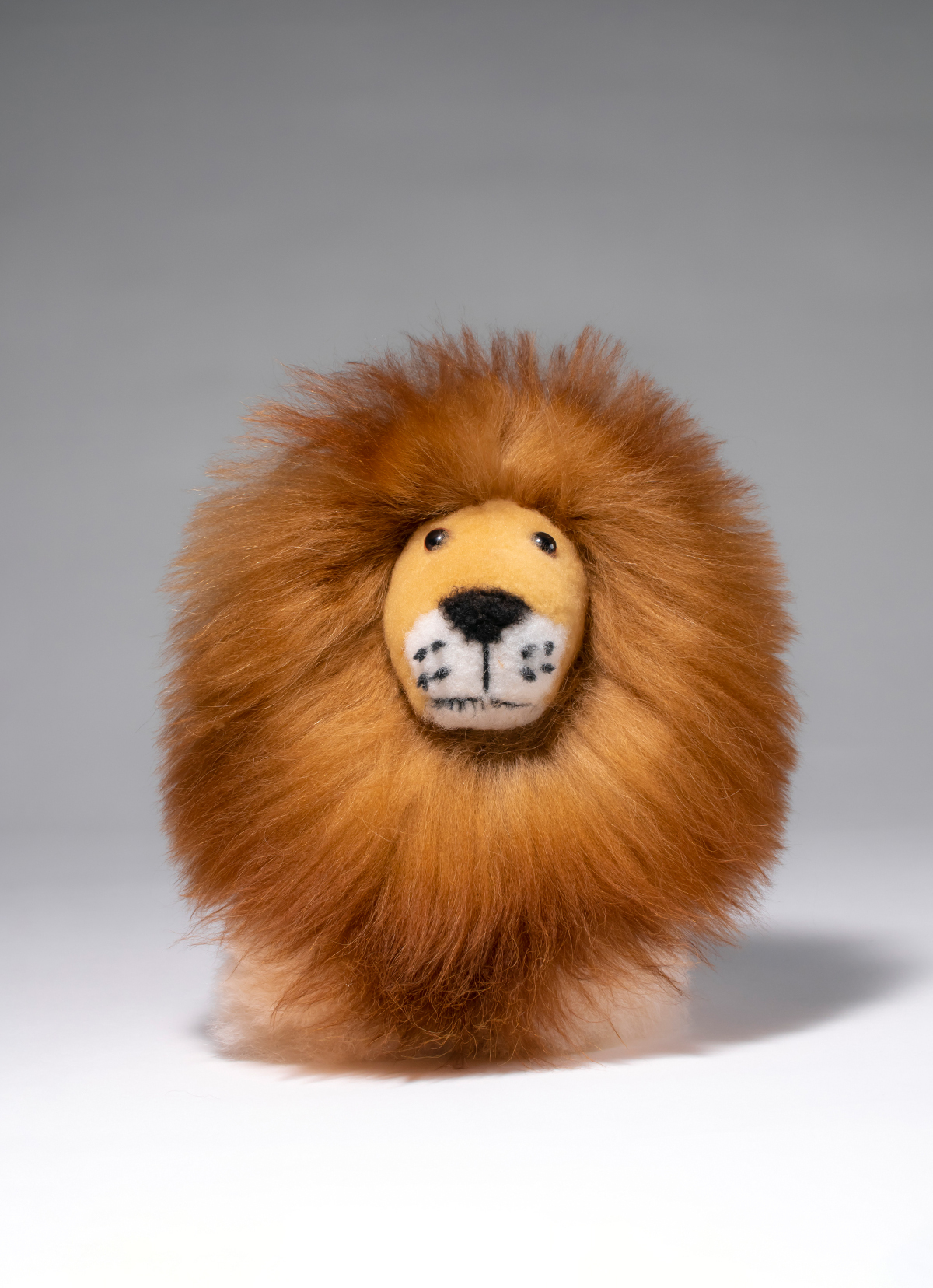【秘魯國家館】ST.MALO秘魯工匠手工天然羊駝毛-獅子娃娃-20cm-2205LK-淺棕駝