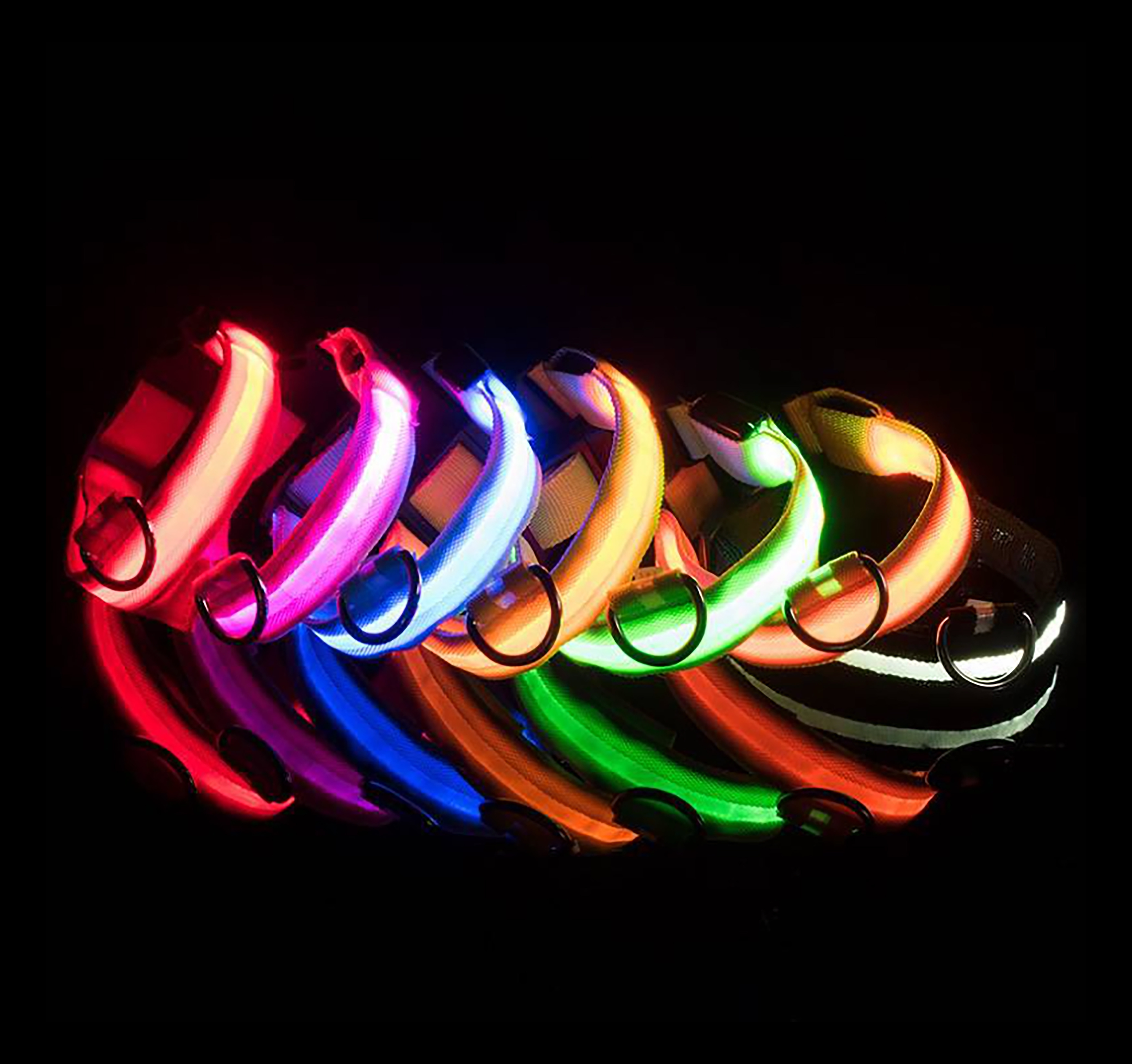 LED尼龍版發光項圈