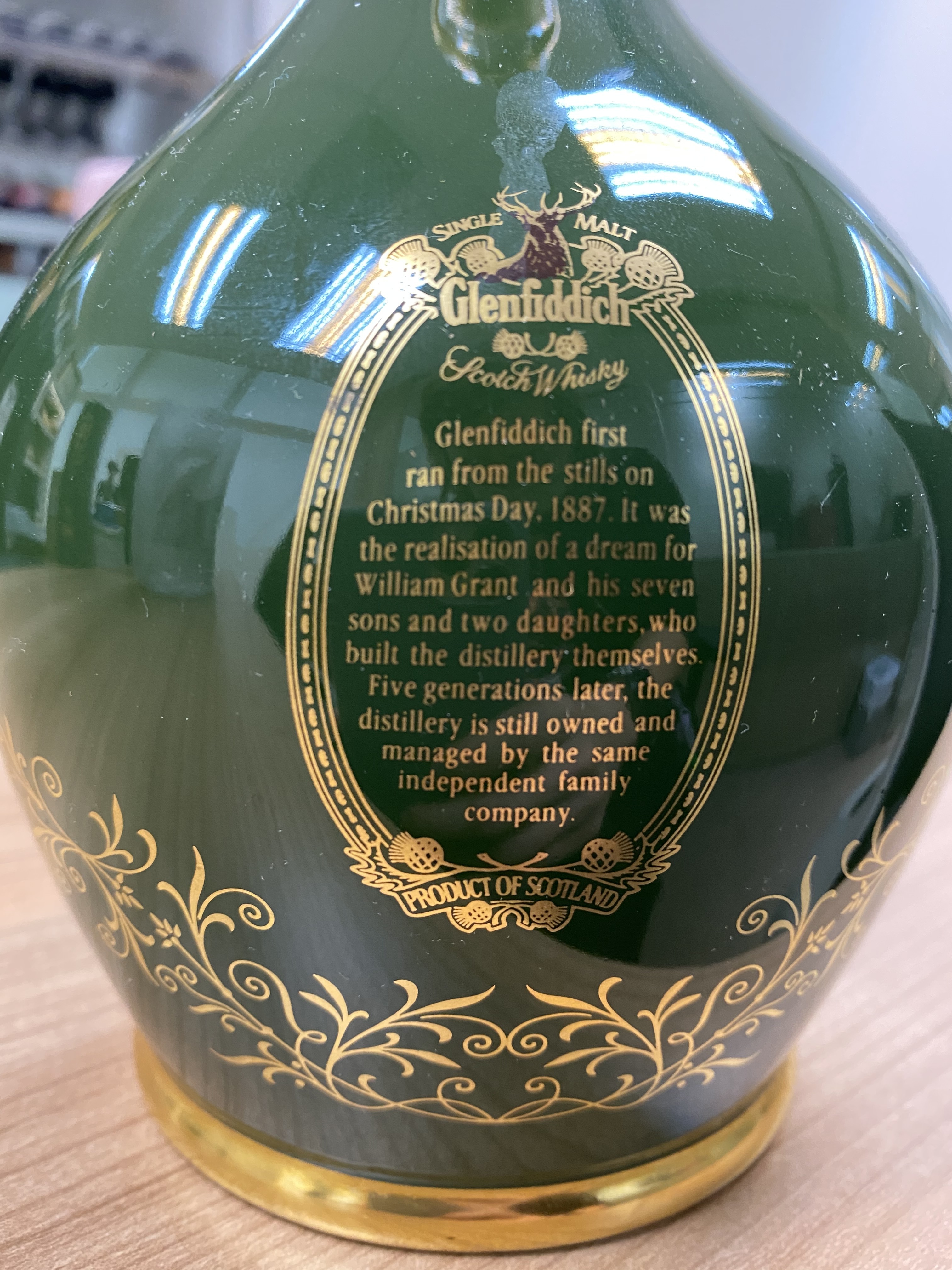 80年代 Glenfiddich 18 年Pure Malt Whisky, 已絕版多年